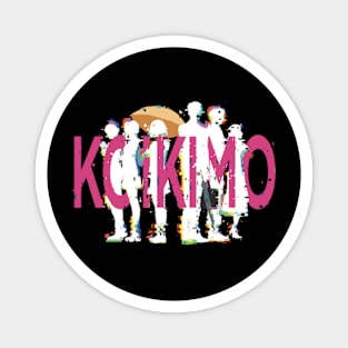 K1 Koikimo It's Too Sick to Call this Love Koi to Yobu ni wa Kimochi Warui Anime Manga Characters Ryo Amakusa Ichika Arima Rio Kai Masuda Arie Glitch Typography and Graphics Japanese Streetwear Style Magnet